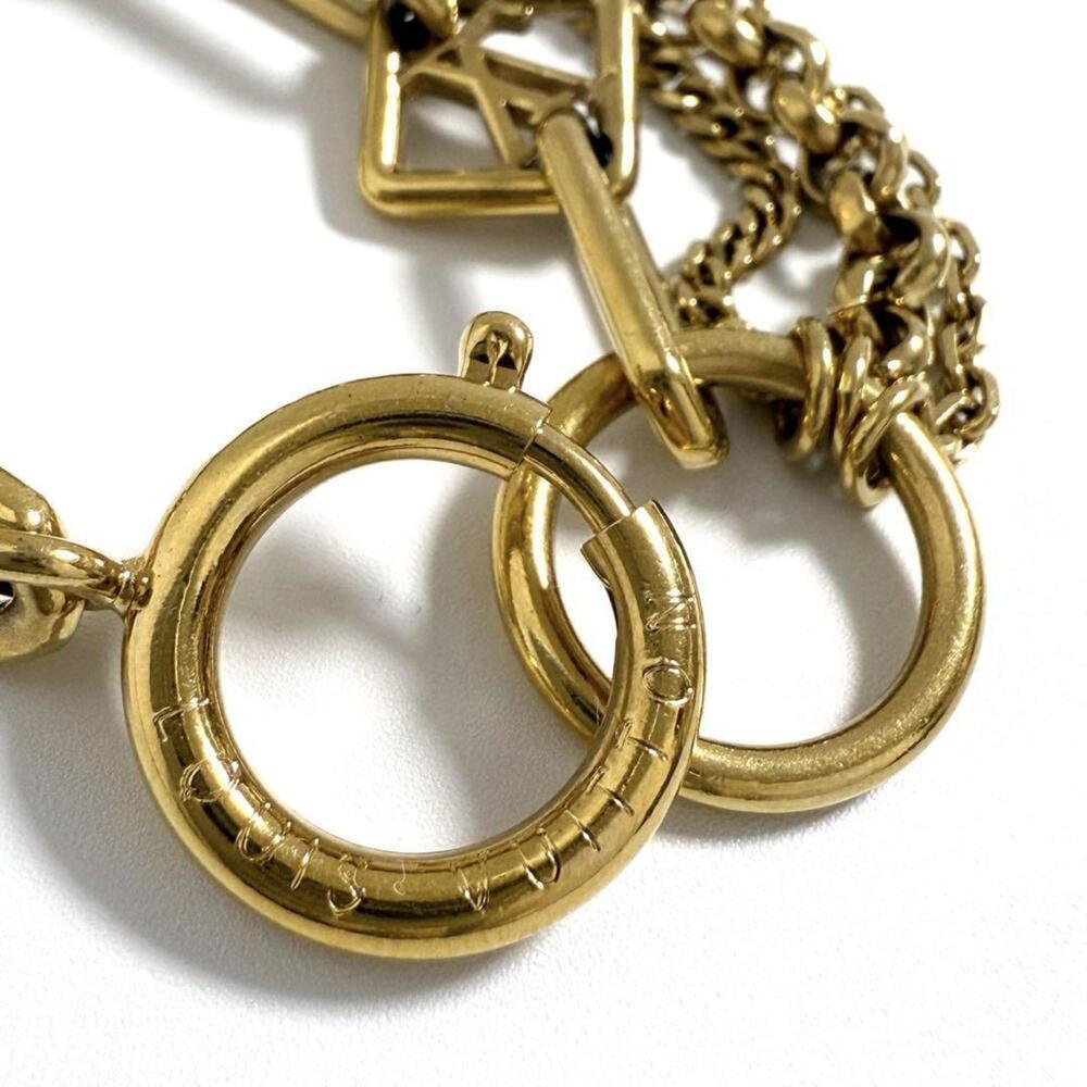 LOUIS VUITTON Gold Charm Bracelet - Picture 7 of 10
